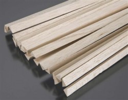 BALSA TRIANGULAR 8 X 8 X 11 X 1000MM