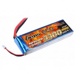 GENS ACE LIPO 2S 7.4V 3300MAH 25C