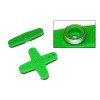 PLASTIC SERVO HORN KIT FOR JR / SANWA / KO GREEN (2pcs.)