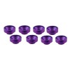 M3 Aluminium Servo Washer Purple, 8 Pcs.