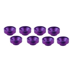 M3 Aluminium Servo Washer Purple, 8 Pcs.