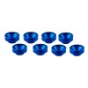 M3 Aluminium Servo Washer Blue, 8 Pcs.