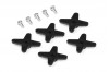 Plastic cross servo horn (L:13/14/18/19mm)( For HV69)