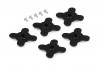 Plastic Cross Servo horn package (L:45)