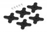 Plastic cross servo horn